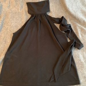 EXPRESS Sparkle Tie-Neck Top 🖤✴️